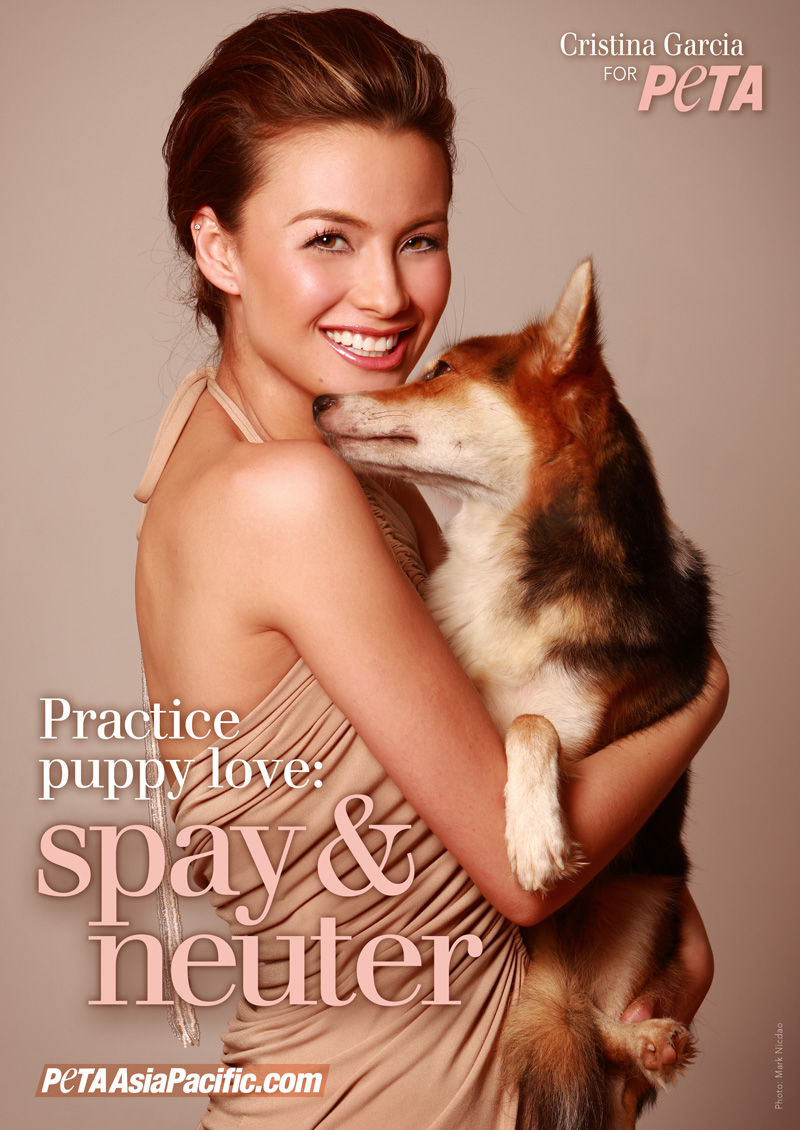 Filipina Model Stars in New Spay-and-Neuter Ad!