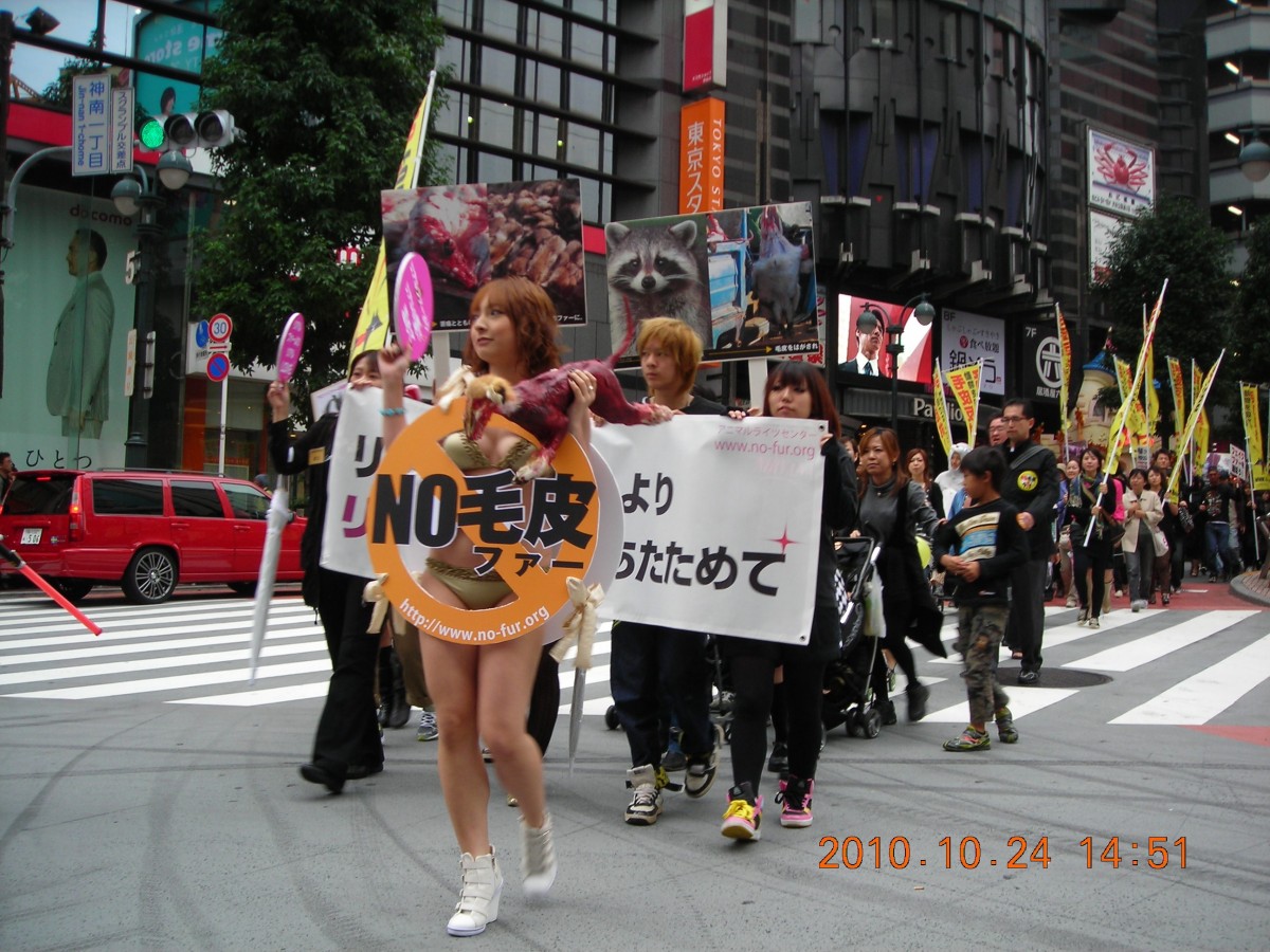 Tokyo Activists Say ‘Sayonara!’ to Fur