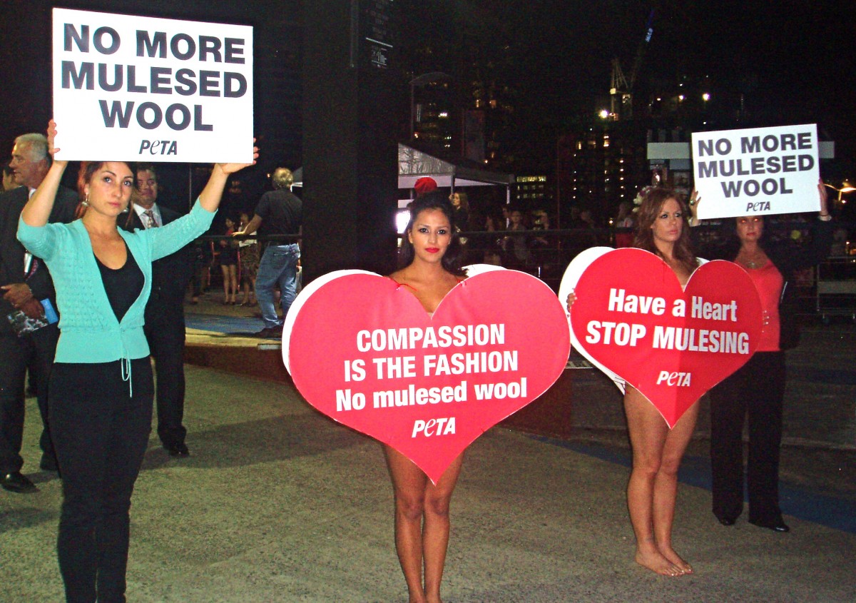 PETA Australia Asks Fashion Week Attendees to ‘Have a Heart’