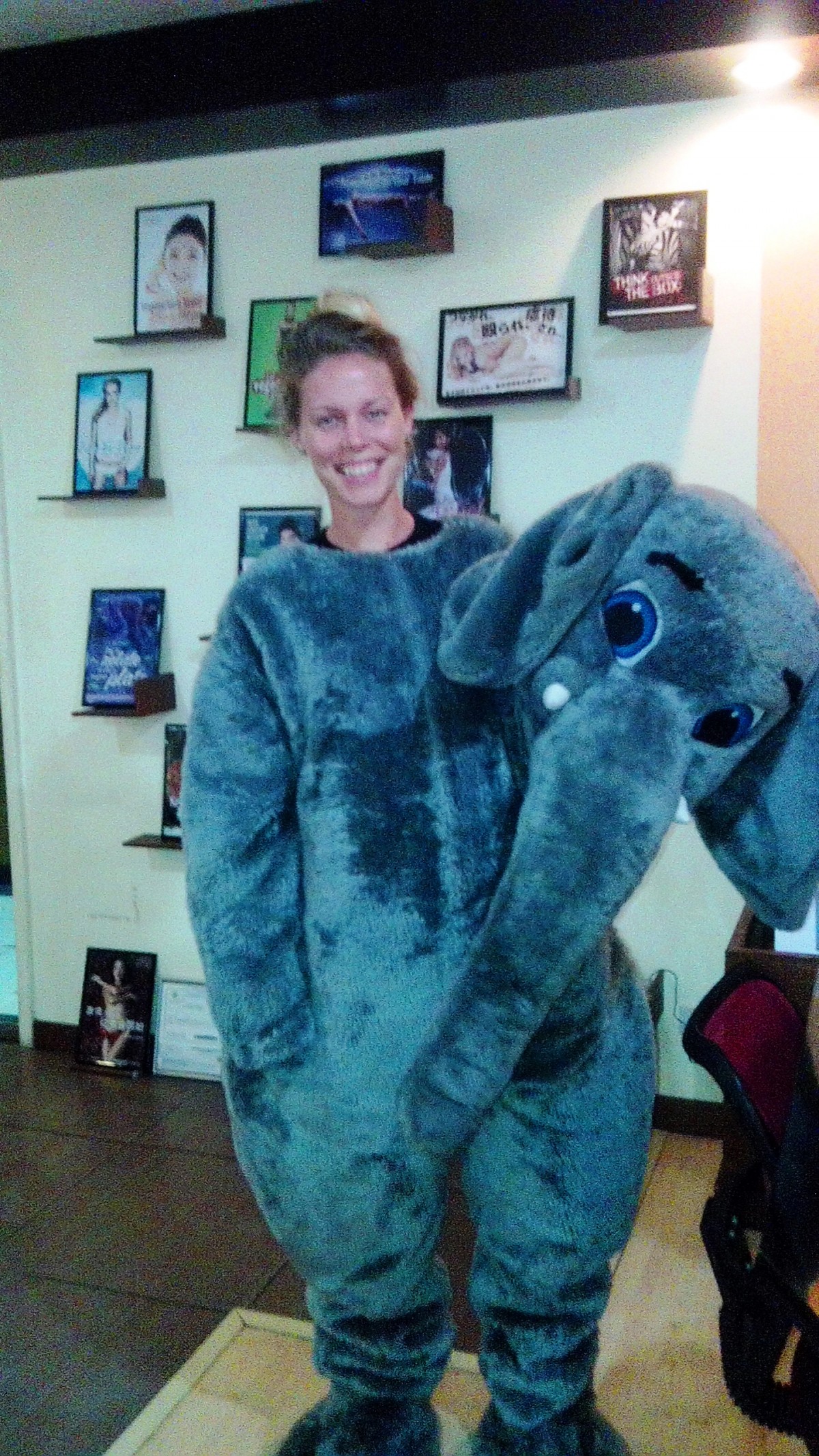 Milena as Mali the elephant