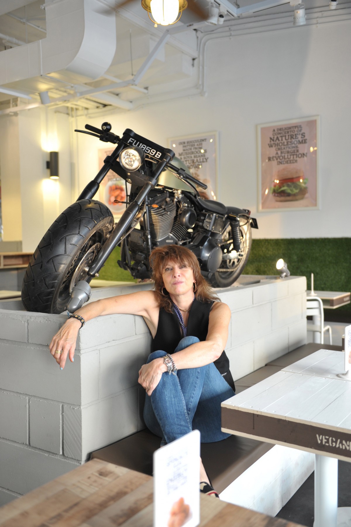 Chrissie Hynde at VeganBurg