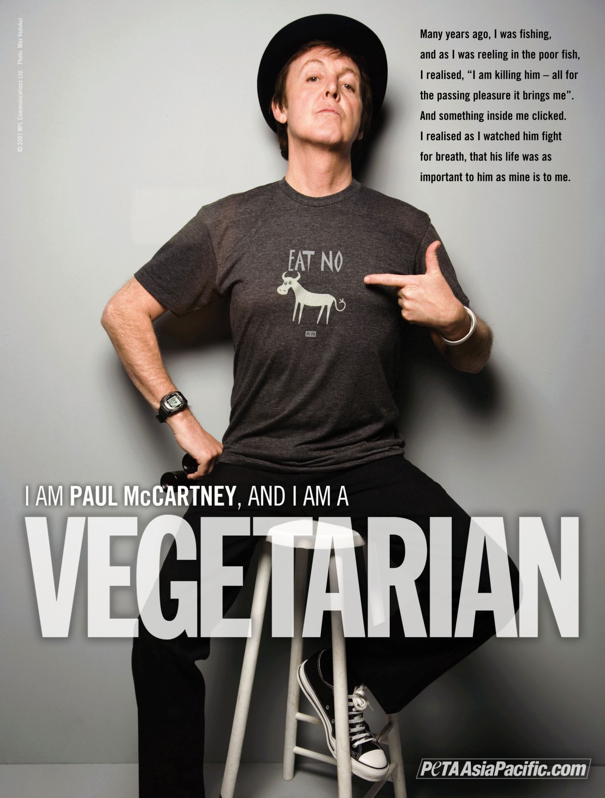 paul mcccartney vegetarian testimonial