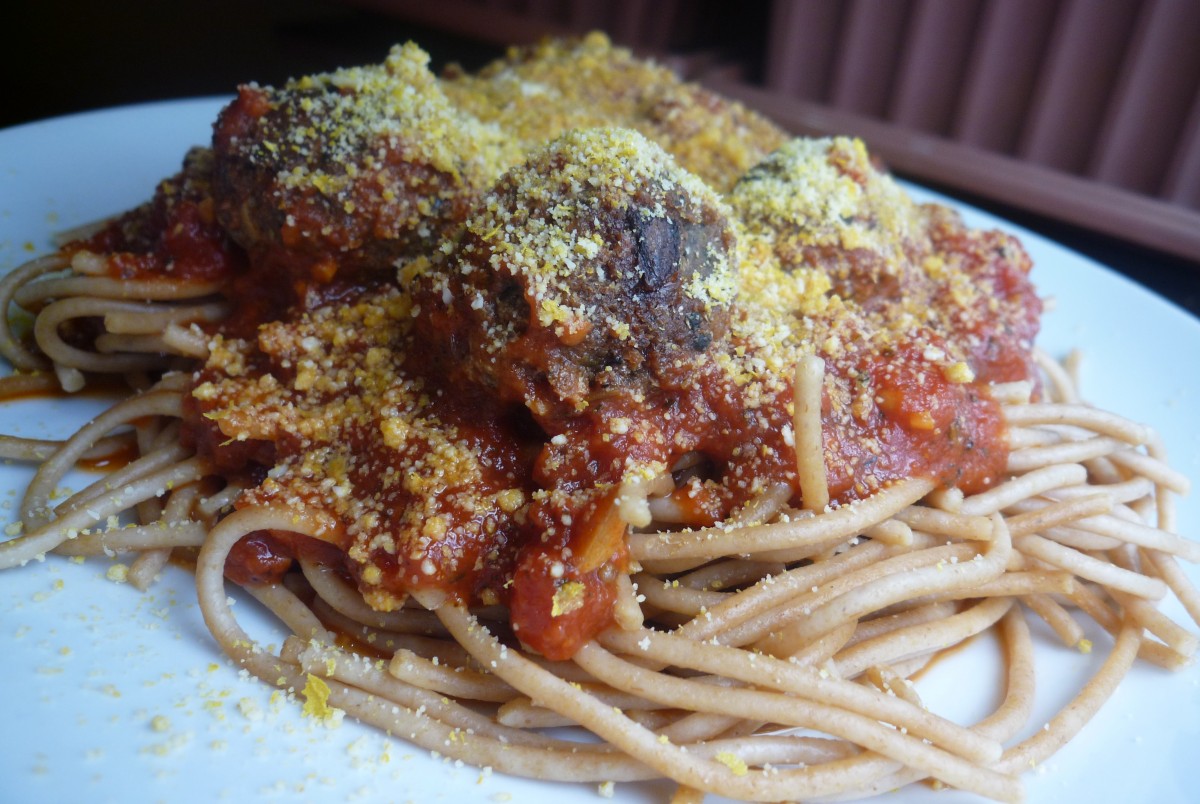 Spaghetti and meat balls