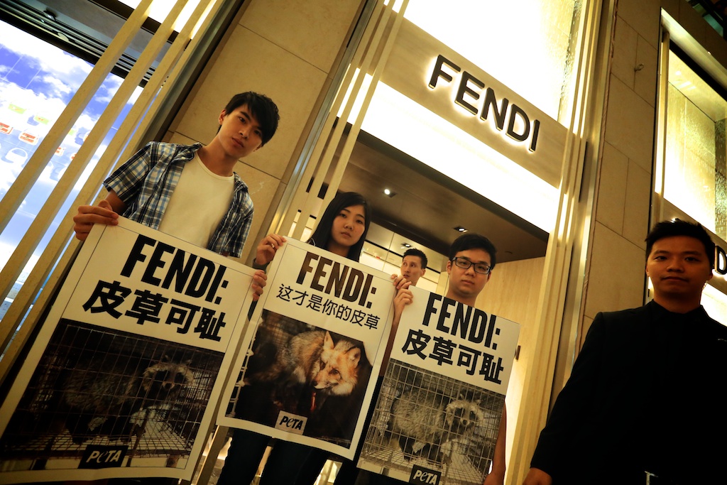 PETA Rains on Fendi’s Parade