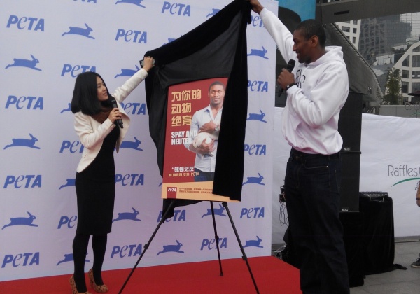 ‘The Panda’s Friend’ Unveils PETA Ad in Chengdu