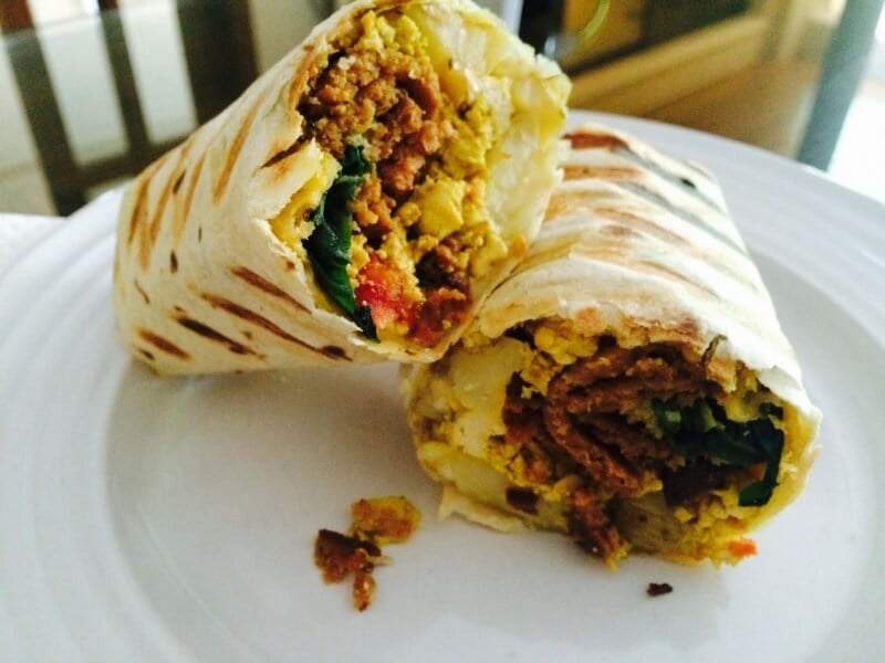 Green Bar's Breakfast Burrito