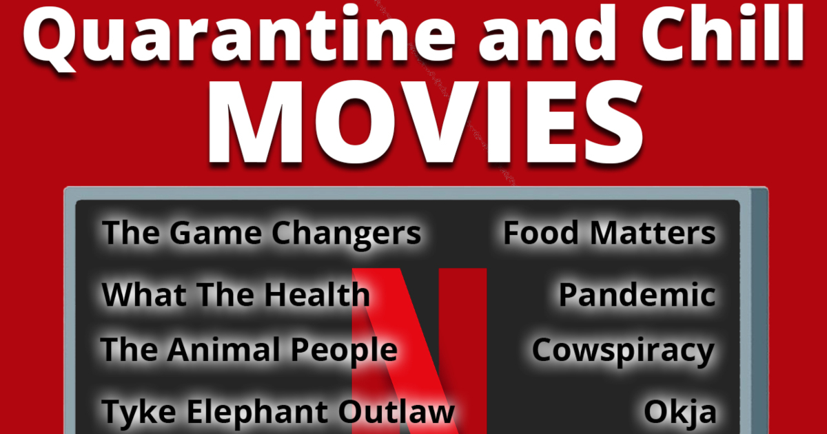 Movies to Watch on Netflix While You're Social-Distancing - PETA Asia