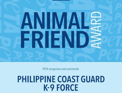 Philippine Coast Guard Wins PETA Award for Helping Homeless Animals During the COVID-19 Pandemic