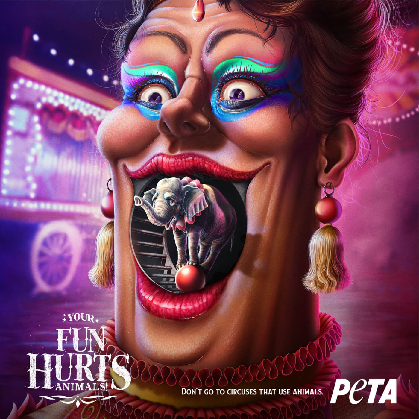 Your Fun Hurts: New Ad Campaign Shows Dark Side of Animal Circuses
