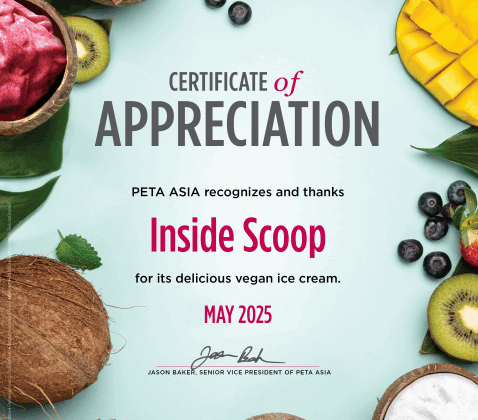 PETA’s 2025 Vegan Nice Cream Awards Celebrate Malaysian Favorites